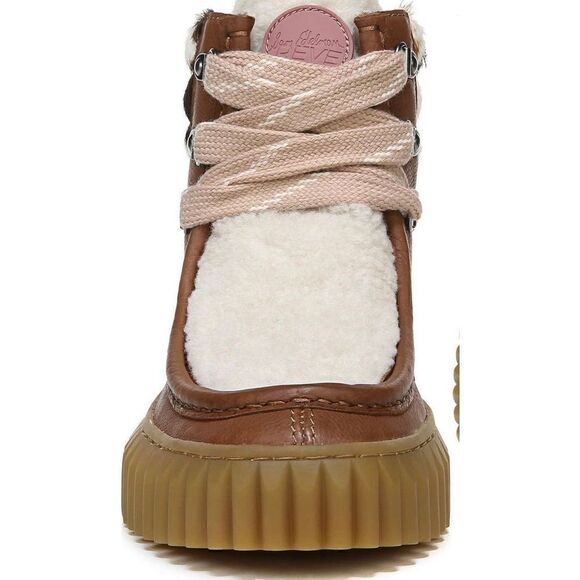 Sam Edelman Fay Faux Fur Bootie Dark Brown/Brown Multi NWB Size 7 1/2 - Picture 3 of 8